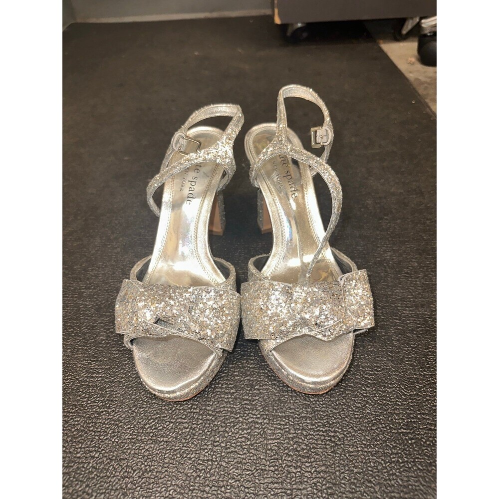 Kate spade Miya glitter platform dress sandals